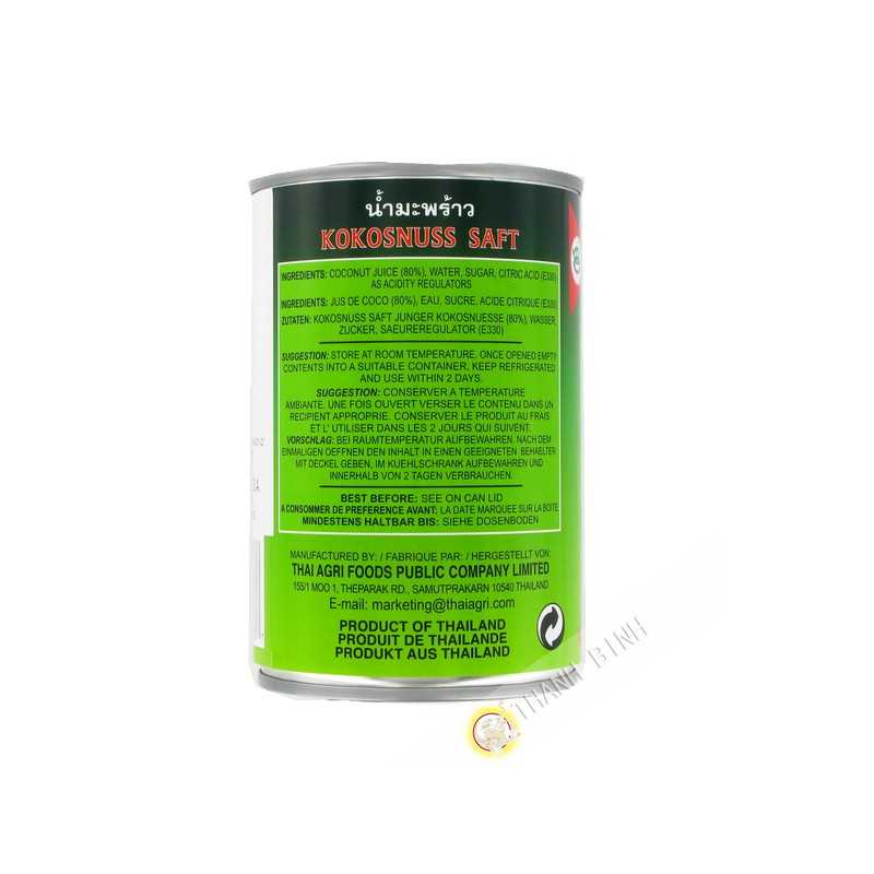 Juice coconut natural 400ml - Thailand