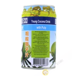 Jus de jeune coco à la puple 24x330ml Thailande