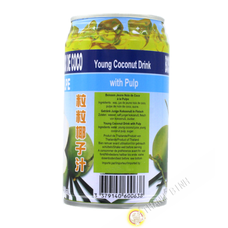 Saft der jungen kokosnuss, die puple 330ml FOCO Thailand