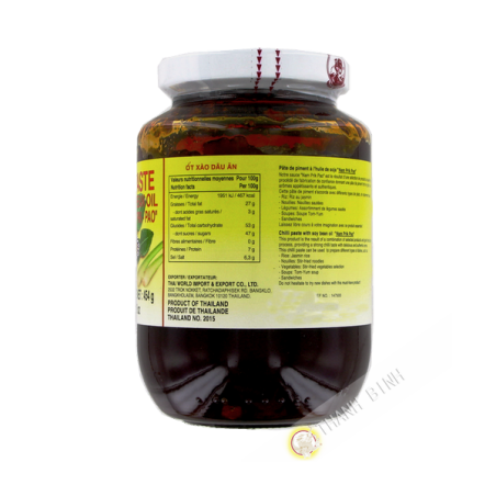 Salsa de Chile Pegar Prik Pao POLLA 454g Tailandia