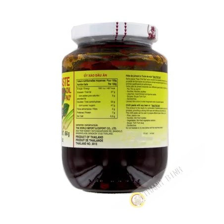 Salsa de Chile Pegar Prik Pao POLLA 454g Tailandia
