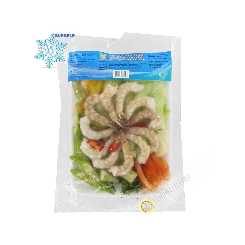 Zuppa agrodolce gamberetti DRAGON OR 800g - SURGELES