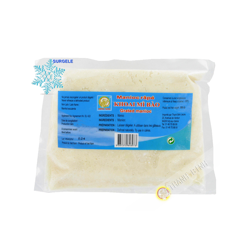 La yuca golpeó 500g