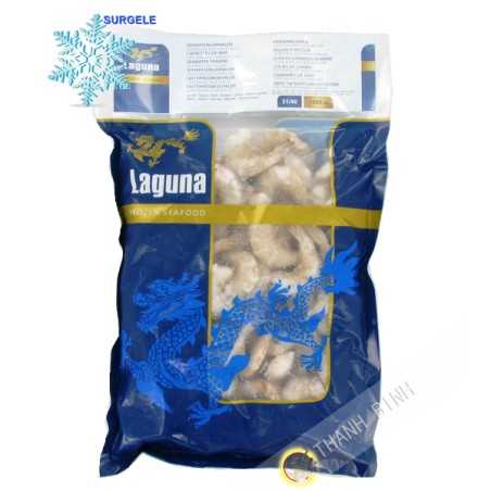Queue crevette 31/40 non décortiqué 800g