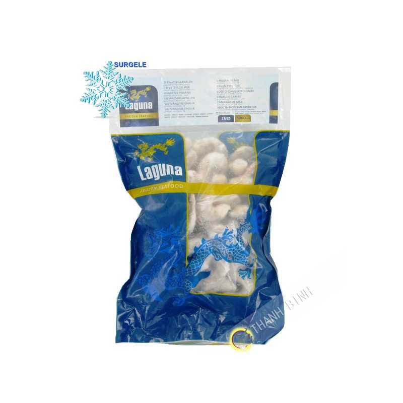 Queue crevette 21/25 non décortiqué 800g