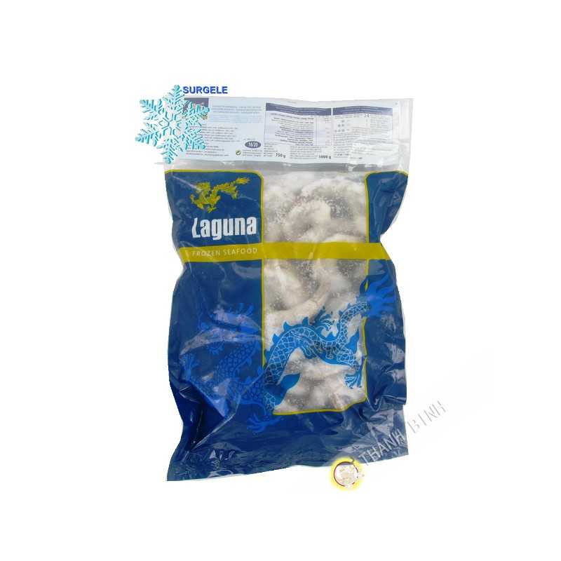 Queue crevette 16/20 non décortiqué 800g