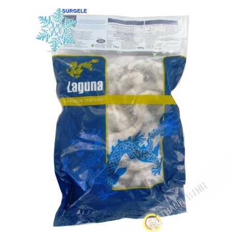 Queue crevette 16/20 non décortiqué 700g - SURGELES