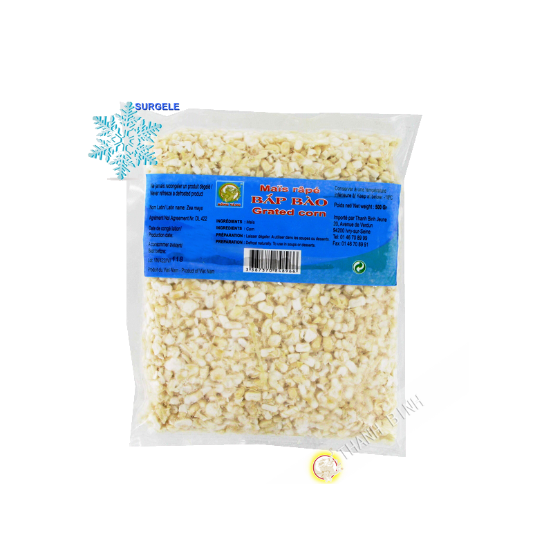 Bắp bào RỒNG VÀNG 500g - ĐÔNG LẠNH
