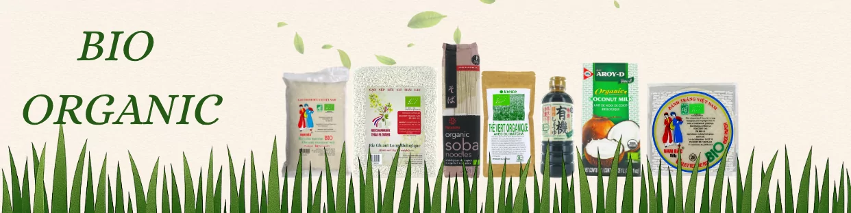 Produits asiatique, exotique BIO, organic