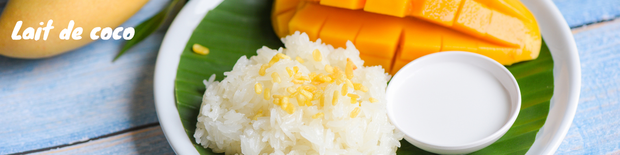 Exotic Asian coconut milk