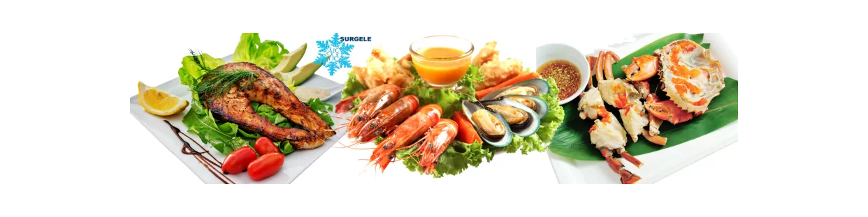 Poissons & Crustacés surgelés exotique asiatique