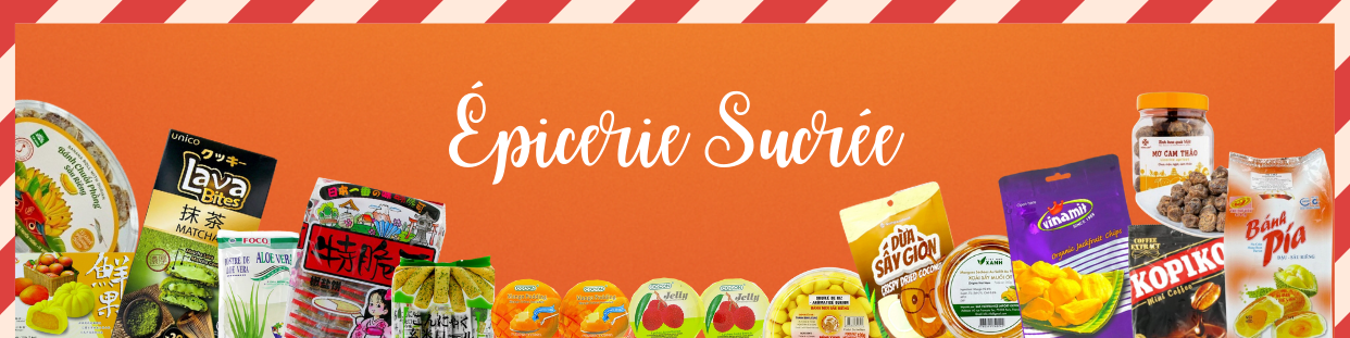 Exótico asiático dulce grocery